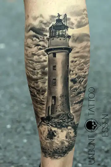 leuchtturm tattoo wade mann